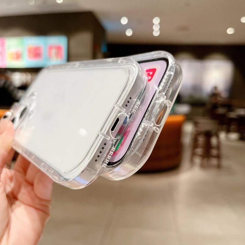 Ốp lưng iphone nơ camera hình vuông trong suốt 6splus/7/7plus/8/8plus/x/xs/11/12/13/pro/max/14promax