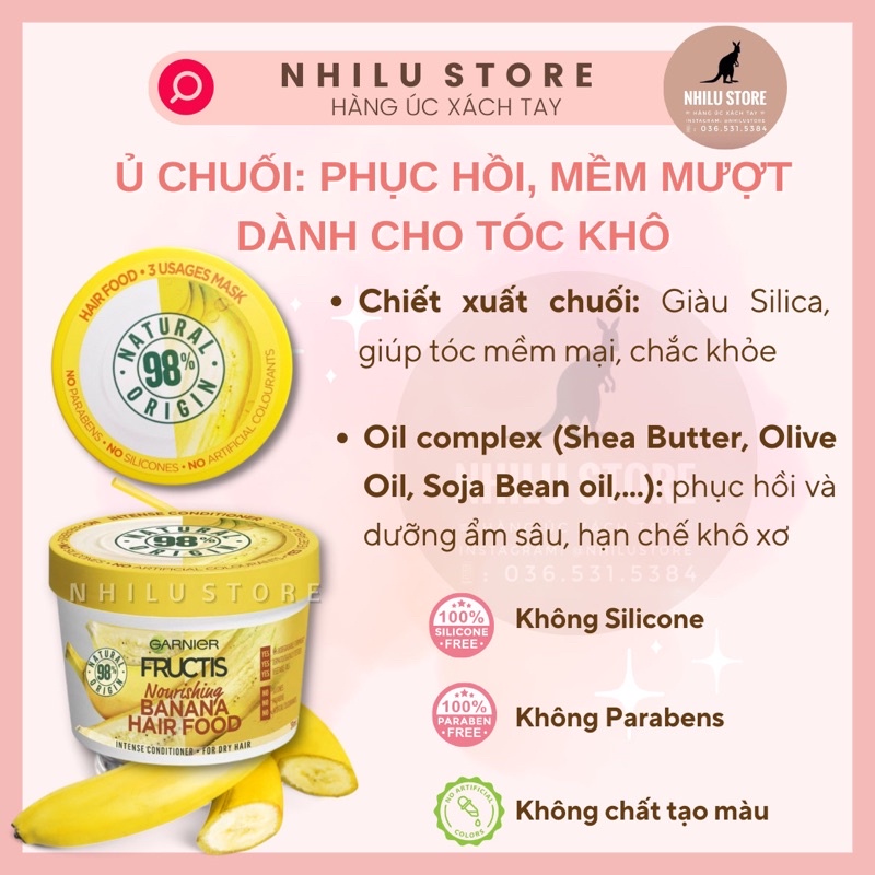 Ủ Tóc Garnier Siêu Mềm Mượt Tóc