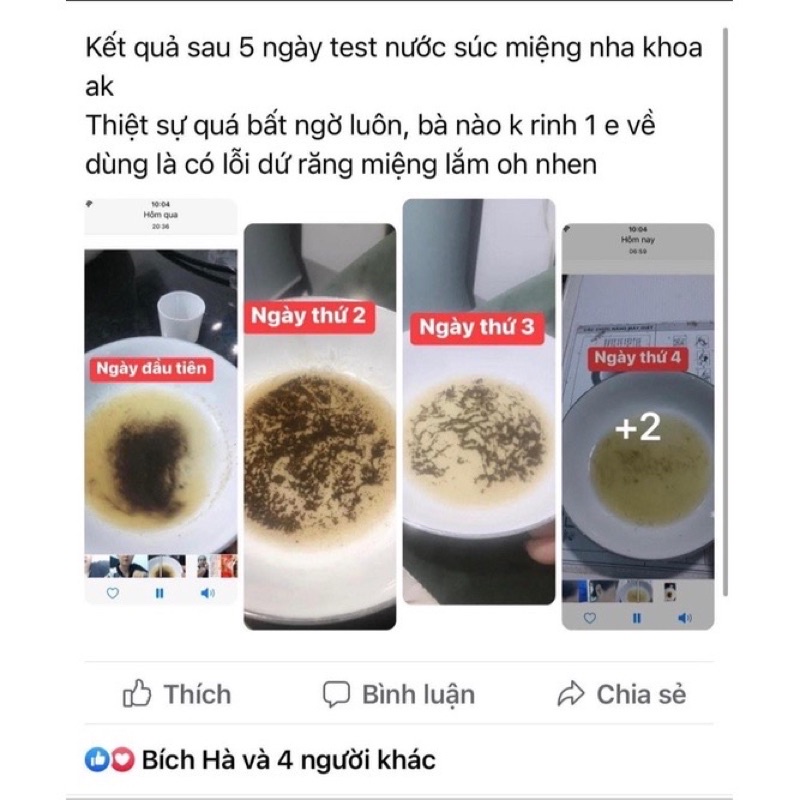 Nước xúc miệng chuẩn nha khoa Dental care