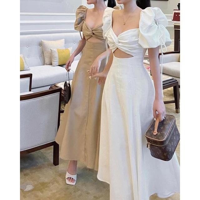 TBS váy đũi tay bôngg