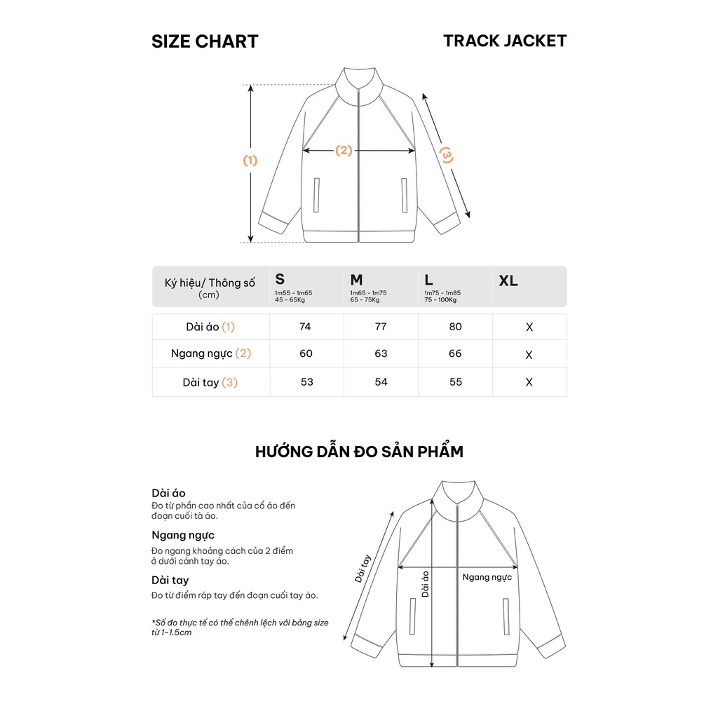 Áo Khoác Nỉ TSUN Track Jacket - [UNISEX] - Thêu, Phồi Line Phản Quang - 2 Màu