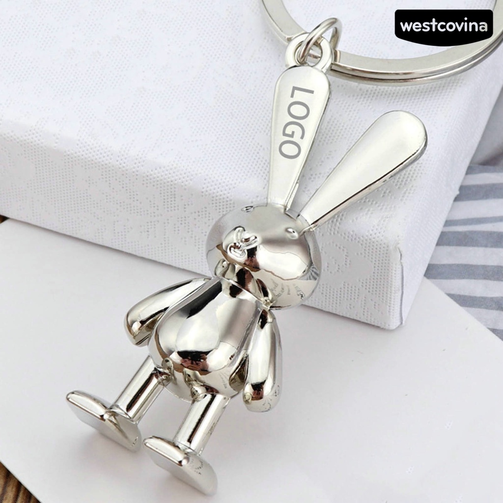 [Hot]☃Móc Khóa Hình Chú Thỏ Hoạt Hình Ba Chiều Đa Năng Trang Trí Năm Mới 2023