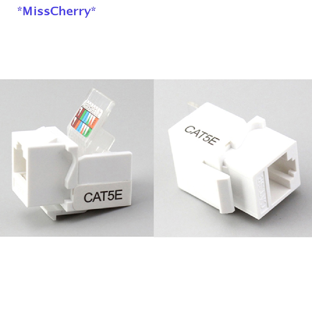 Set 10 Mô Đun Nối Dây Cáp Mạng Lan RJ45 CAT5e Chuyên Dụng Mới