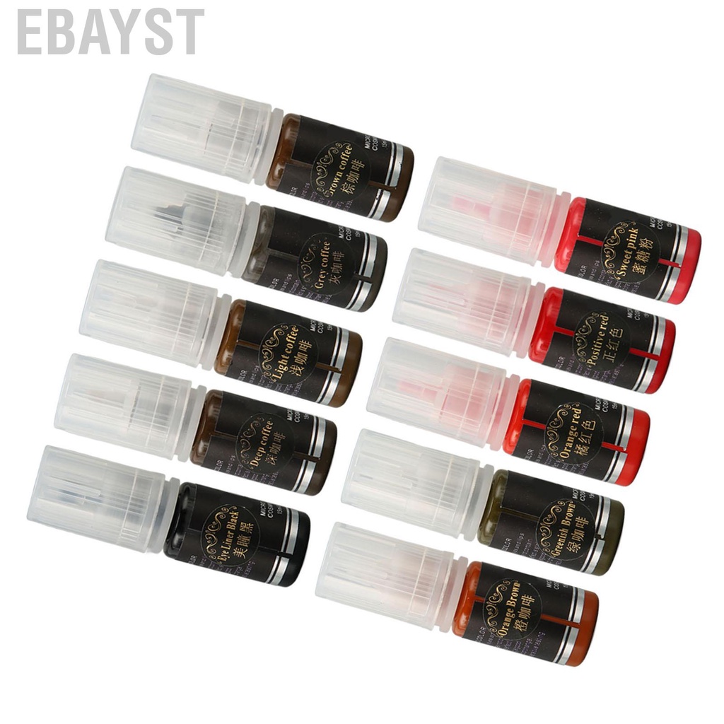 Mực xăm môi lông mày màu sắc có độ bão hòa cao lâu trôi chuyên nghiệp đảm bảo vệ sinh 15ml