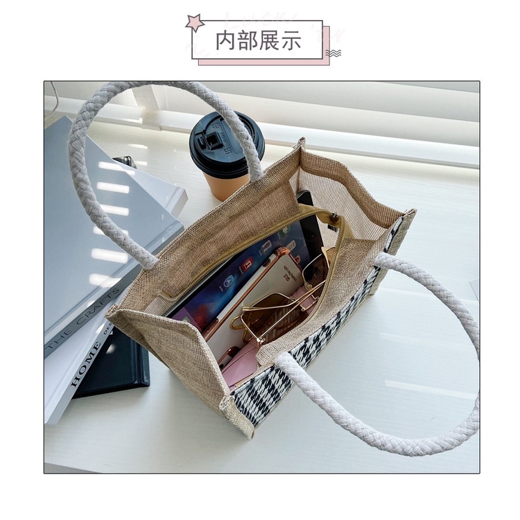 Túi cói túi tote mini  nữ đẹp đi chơi thời trang dễ thương cute phong cách vintage giá rẻ