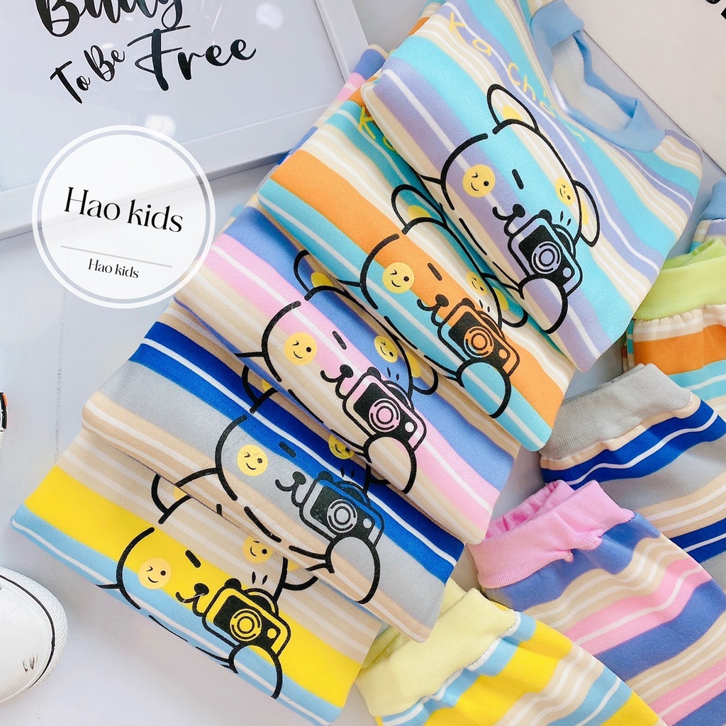 Bộ nỉ cho bé, bộ nỉ bông ấm cho bé in hình hoạ tiết cute,6-16kg