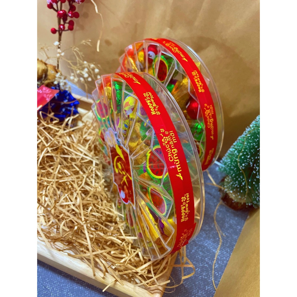 Hộp mica tròn nắp mặt trời