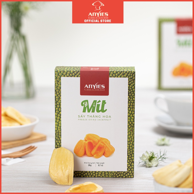 Mít Sấy Thăng Hoa Anvies Giữ Trọn Vẹn Vị Thơm Ngon Vitamin Và Khoáng Chất - 40g