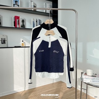 Áo len zip gân dọc Be creative - 6944