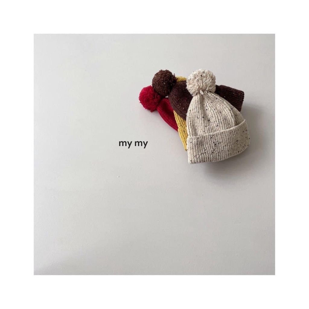 My sock Mũ len & Mũ nồi cho bé Hàn Quốc