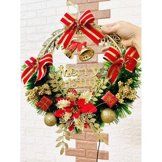 Vòng nguyệt quế trang trí Noel