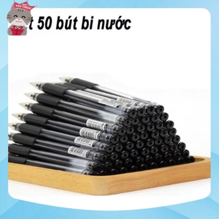 Set 10 bút bi nước xanh đen đỏ siêu sale