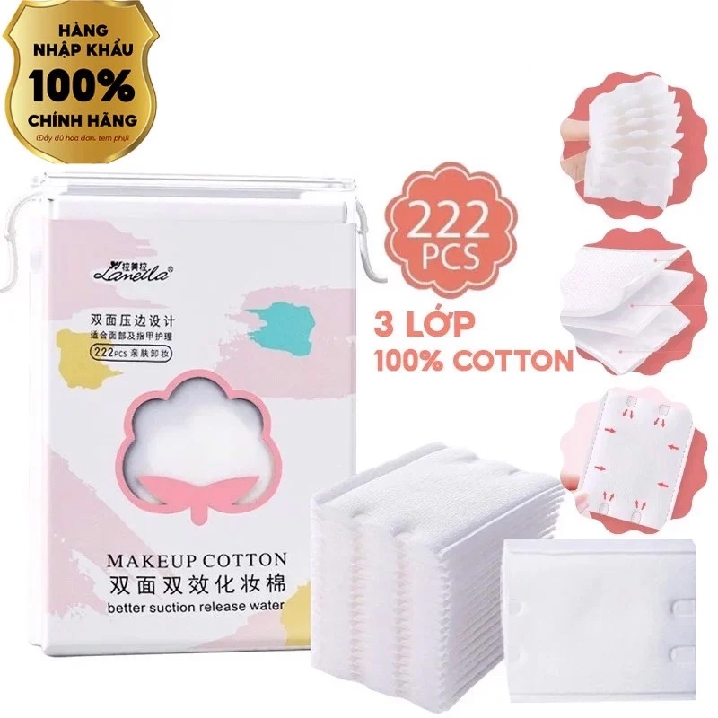 Bông tẩy trang 100% cotton Thổ Nhĩ Kỳ Ipek Klasik Cotton Pads (80/130/150 miếng)