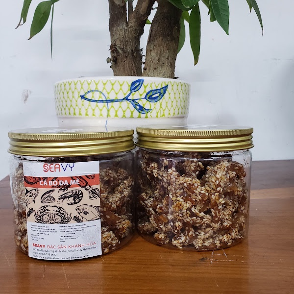 🐟🌶️ Cá bò da sợi mè, tẩm gia vị ăn liền mềm dai, đặc sản Nha Trang, hộp 200 gram - Seavy 🐟🌶️