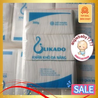 05 gói khăn vải khô đa năng likado 300g 270 tờ