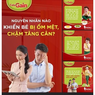 Sữa Colos Gain 0+,1+ 800g
