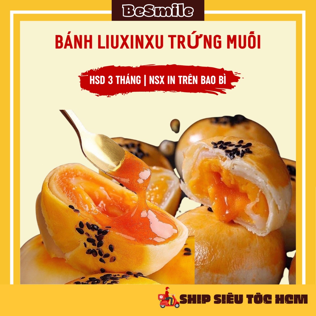 Thùng 10 Bánh Trứng Muối Tan Chảy Đài Loan BESMILE