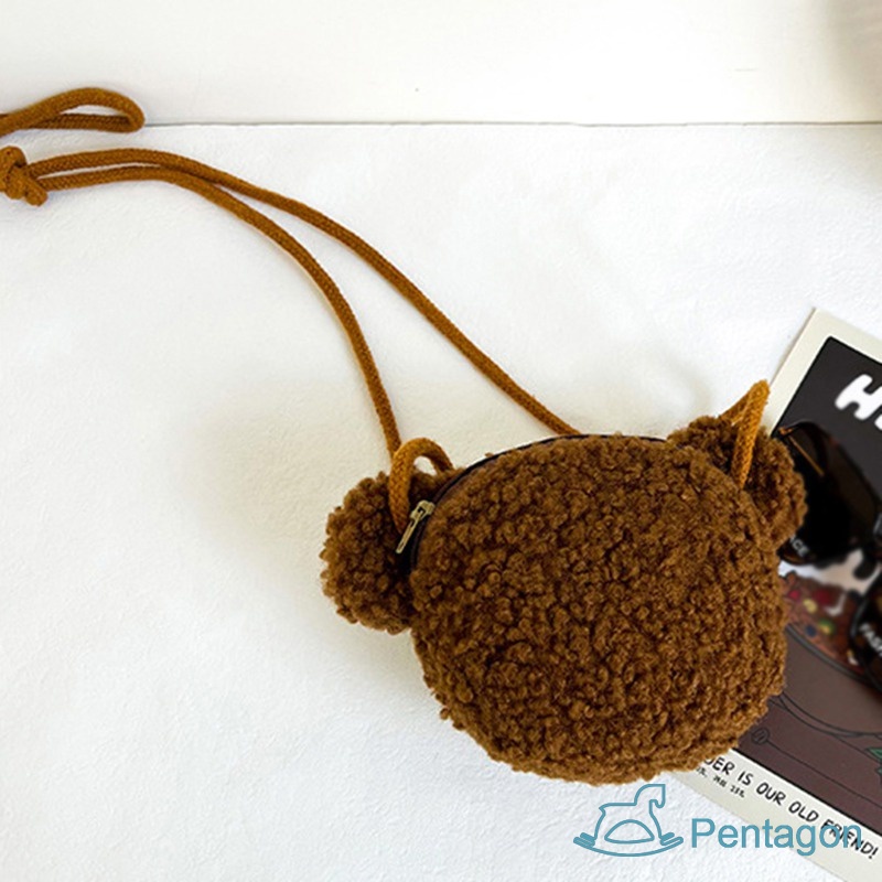 Túi Đeo Vai Hình Hoạt Hình Phong Cách Hàn Quốc Xinh Xắn Cho Bé Gái