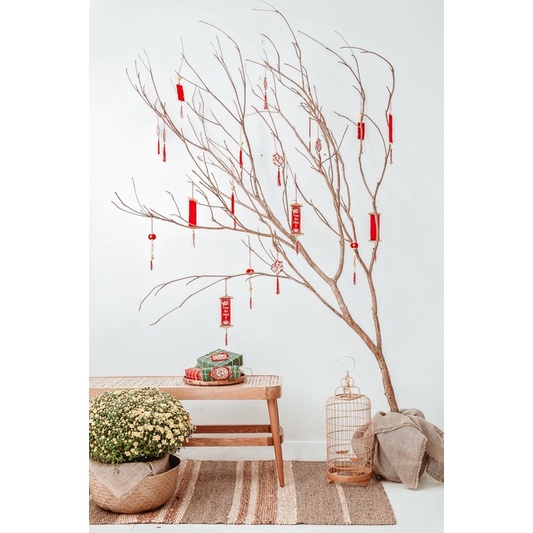 Thảm cói mix chữ nhật