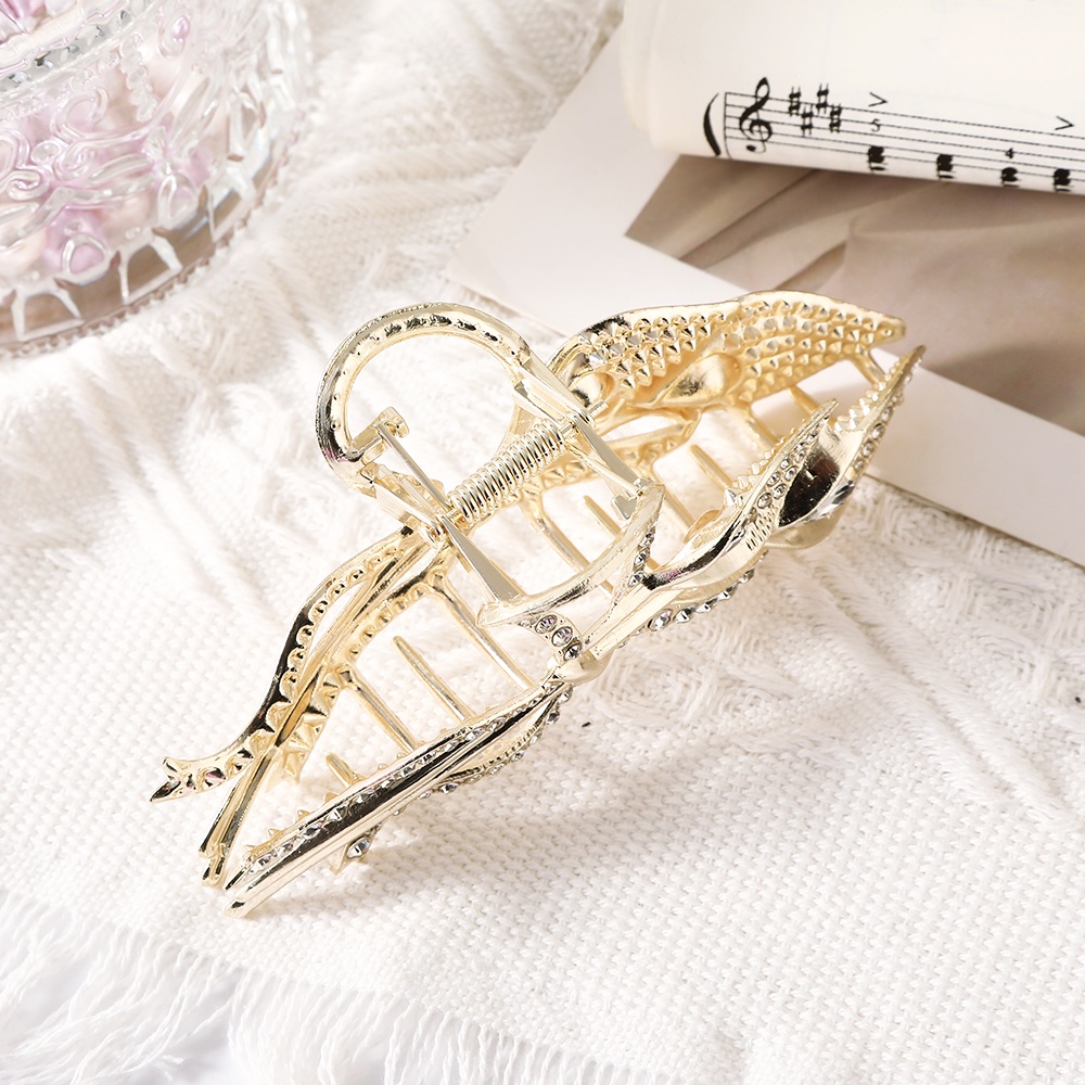 Haimeikang (MớI) Kẹp TóC HìNh Hoa ĐíNh Kim Cương Giả Sang TrọNg