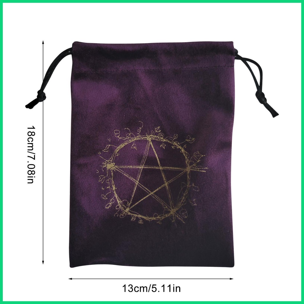 Túi Nhung Dây Rút Đựng Bài Tarot &amp; Oracle Tiện Dụng