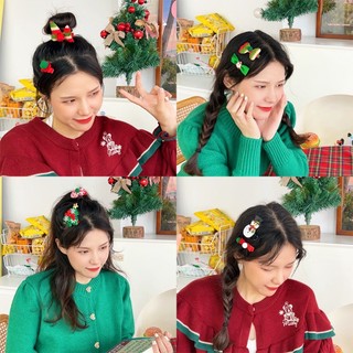 Kẹp tóc Noel, Set 5 kẹp tóc Giáng sinh NOEL