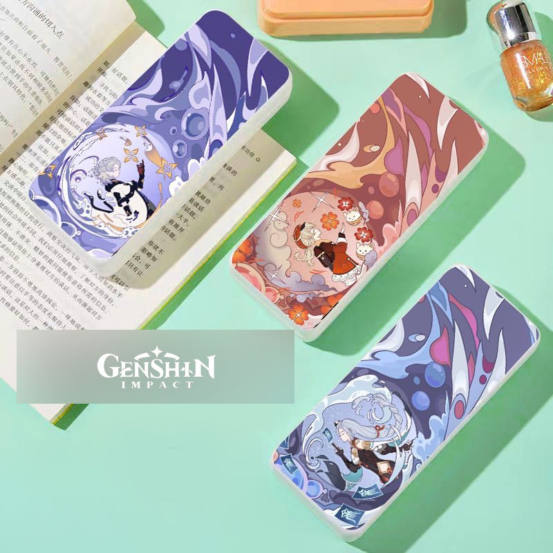 Hộp Đựng Mắt Kính Màu Nước Cho Genshin Iqaden shogun kazuha hutao xiao