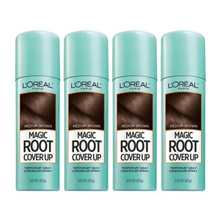 Chai xịt che phủ tóc bạc tạm thời L’oreal Magic Root Cover Up 57g màu nâu & nâu đen