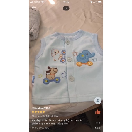 ÁO GILE BOSBABI CHO BÉ TỪ 0 ĐẾN 3.4 TUỔI