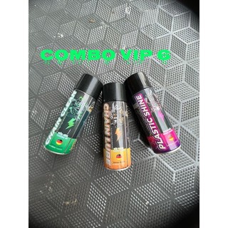 Combo vip 6 xịt và bảo dưỡng sên phục hồi nhựa nhám