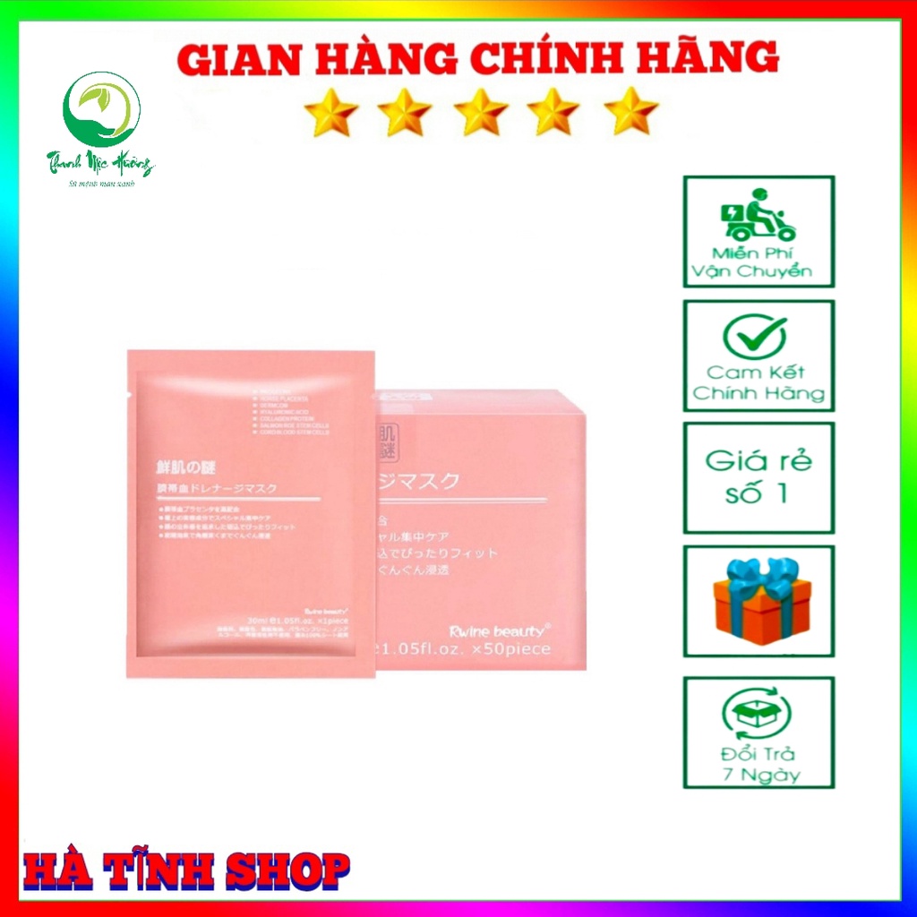 Mặt nạ nhau thai cừu Nhật Bản dưỡng ẩm trắng da chống lão hóa 40ml