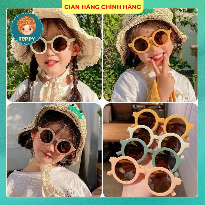 Mắt kính thời trang cho bé hình tròn