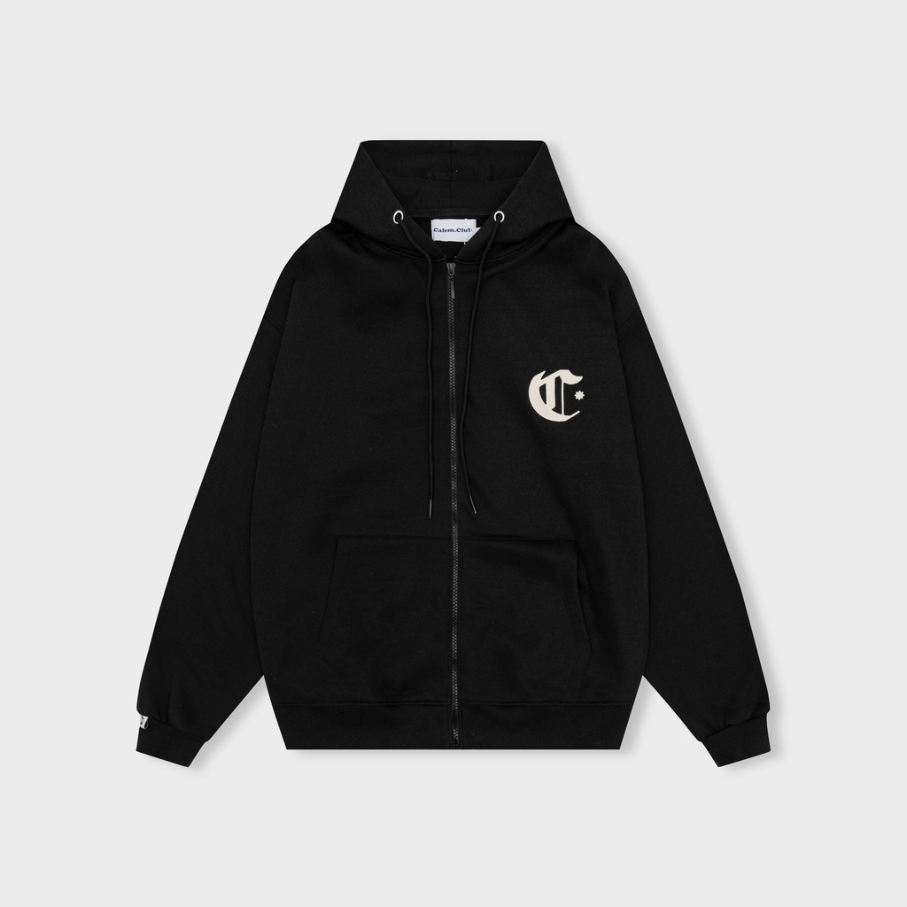 [SALE- NỈ MỎNG ] Calem Club - Áo khoác Hoodie Zip MINIMALISM chất nỉ lót bông form unisex | BigBuy360 - bigbuy360.vn