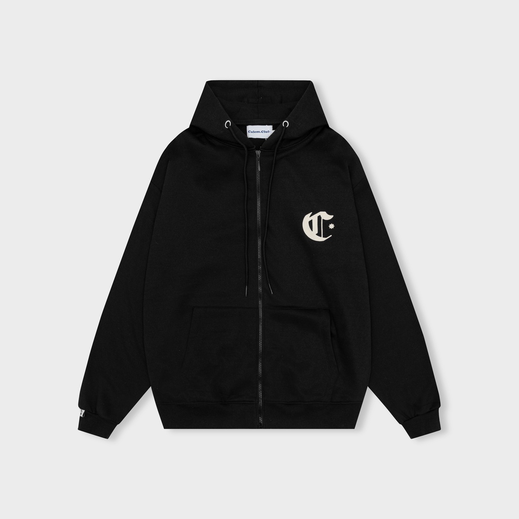 [SALE- NỈ MỎNG ] Áo Hoodie Zip MINIMALISM chất nỉ lót bông- Nỉ Mỏng brand Calem Club form unisex | BigBuy360 - bigbuy360.vn