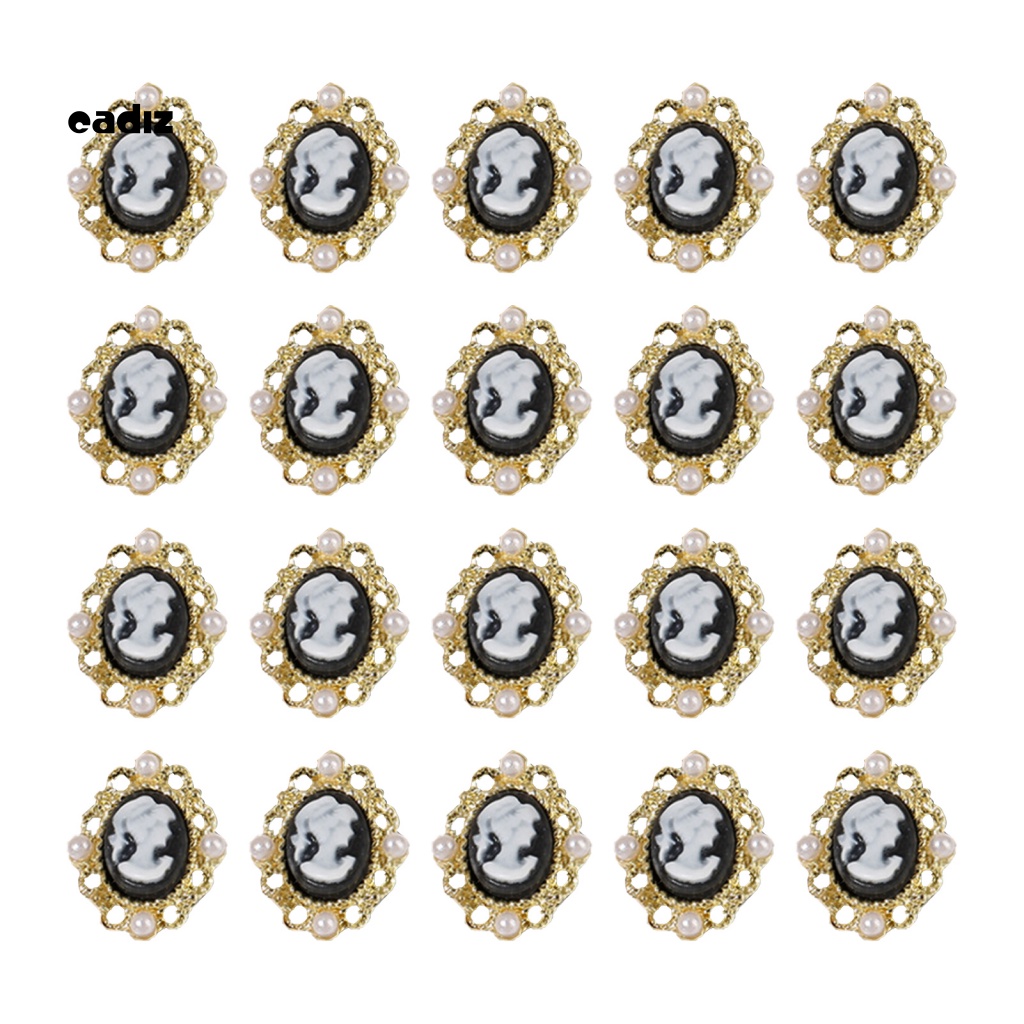 Set 20 Hạt Ngọc Trai Giả Dùng Trang Trí Móng Tay Nghệ Thuật Thời Trang