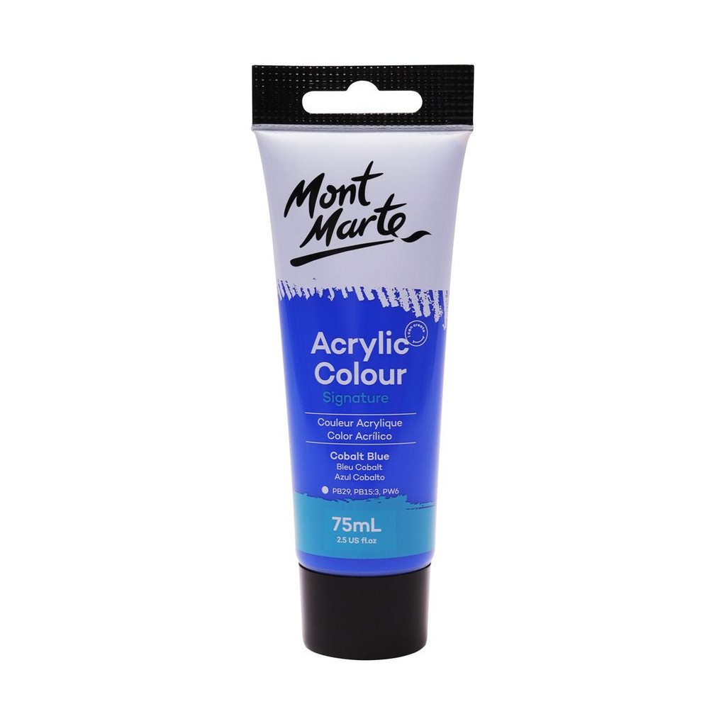 Màu Acrylic Mont Marte Tuýp 75ml vẽ trên nhiều chất liệu
