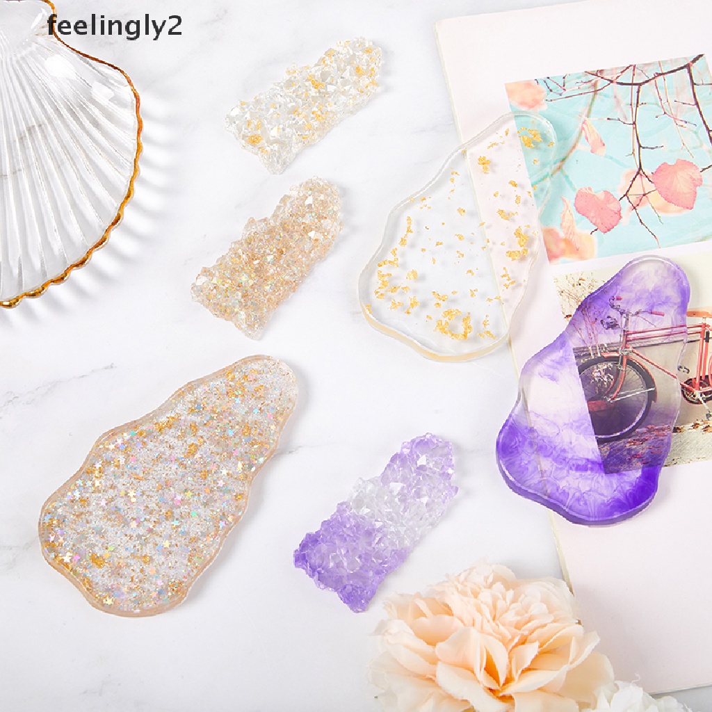 Giá Đỡ Bút / Bảng Màu Sơn Móng Tay Nghệ Thuật Bằng Nhựa Resin Tiện Dụng DIY