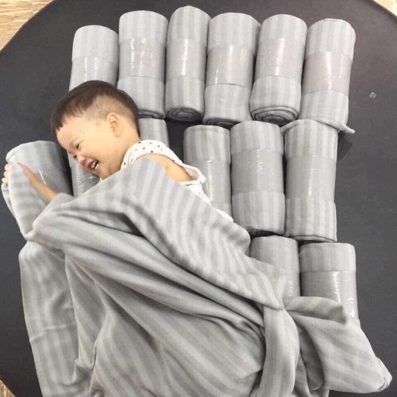 Chăn dạ mỏng IKEA cho dân văn phòng siêu nhẹ giá siêu rẻ dùng du lịch, oto kích thước 1m2*1m6