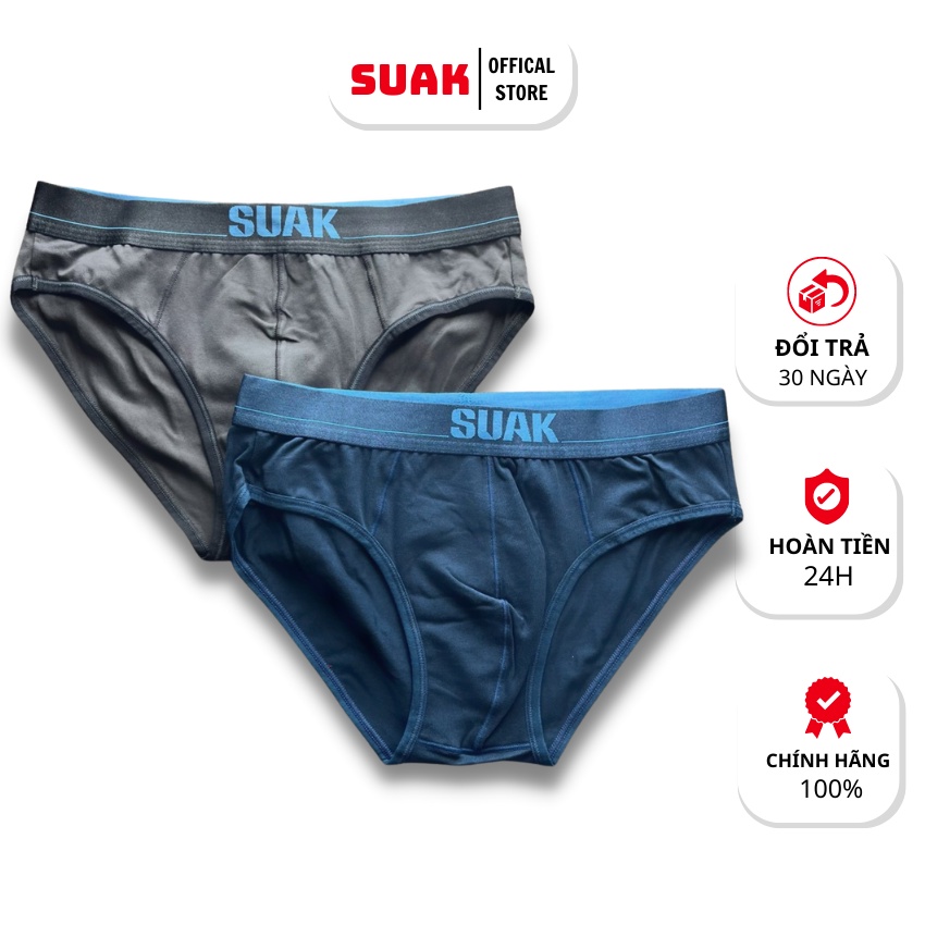 quần lót nam thun lạnh chính hãng suak, quần sịp nam cao cấp