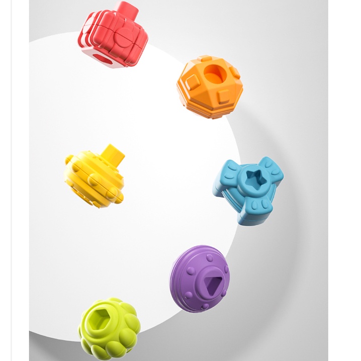 Mới Đồ Chơi Khối Xếp Hình Nhiều Màu Giáo Dục Theo Phương Pháp Montessori Cho Bé