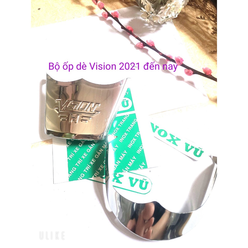 Bộ ốp dè INOX xe Vision 2021-2022