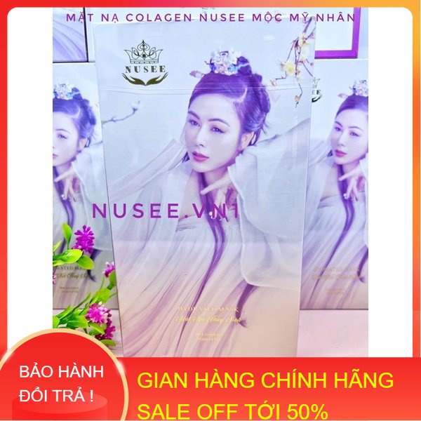Mặt Nạ Colagen Nusee Mộc Mỹ Nhân , Mỹ Phẩm Cao Cấp Chính Hãng
