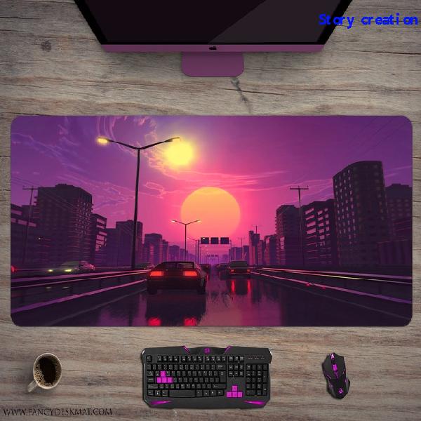 Tấm Lót Chuột Và Bàn Phím Cỡ Lớn Màu Tím Dành Cho Chơi Game Logitech RAZER