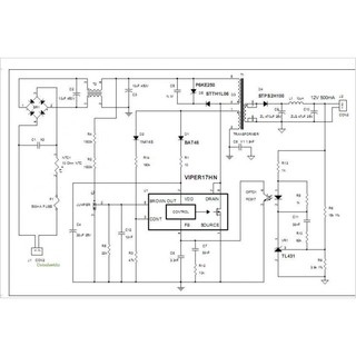 IC nguồn VIPER17L DIP-7