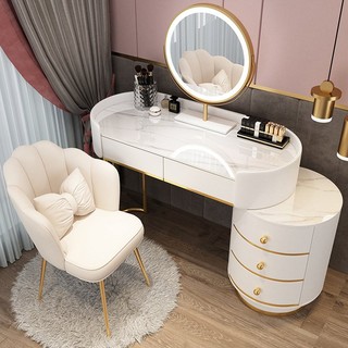 Bàn trang điểm Bắc Âu VIP05 sang trọng cao cấp mới, bàn trang điểm phòng ngủ hiện đại tối giản có thể thu vào tủ đựng đồ