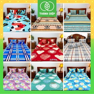 Set ga giường thun lạnh 4 món 1m2-1m4-1m6-1m8, ga thun lạnh, drap thun lạnh - Mùng mền Thanh Diệp