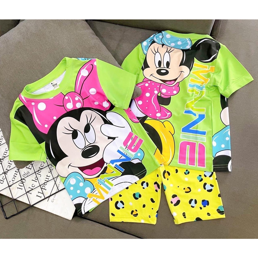 Bộ đồ Lửng Bé Gái in hình 3D (9-40Kg) chất liệu mềm mịn thoáng mát được các bé gái yêu thích Bán Chạy Nhất 2021###