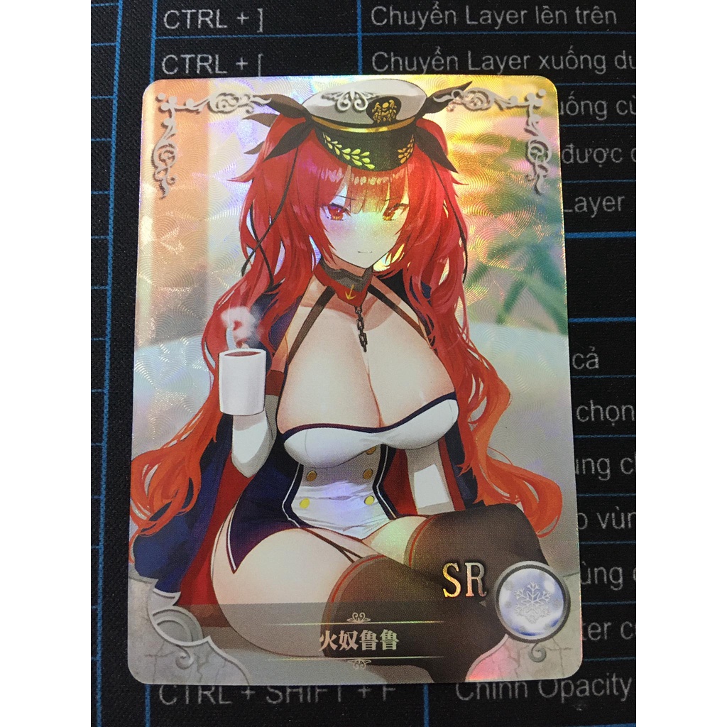 Thẻ bo góc nhân vật Honolulu – Azur Lane