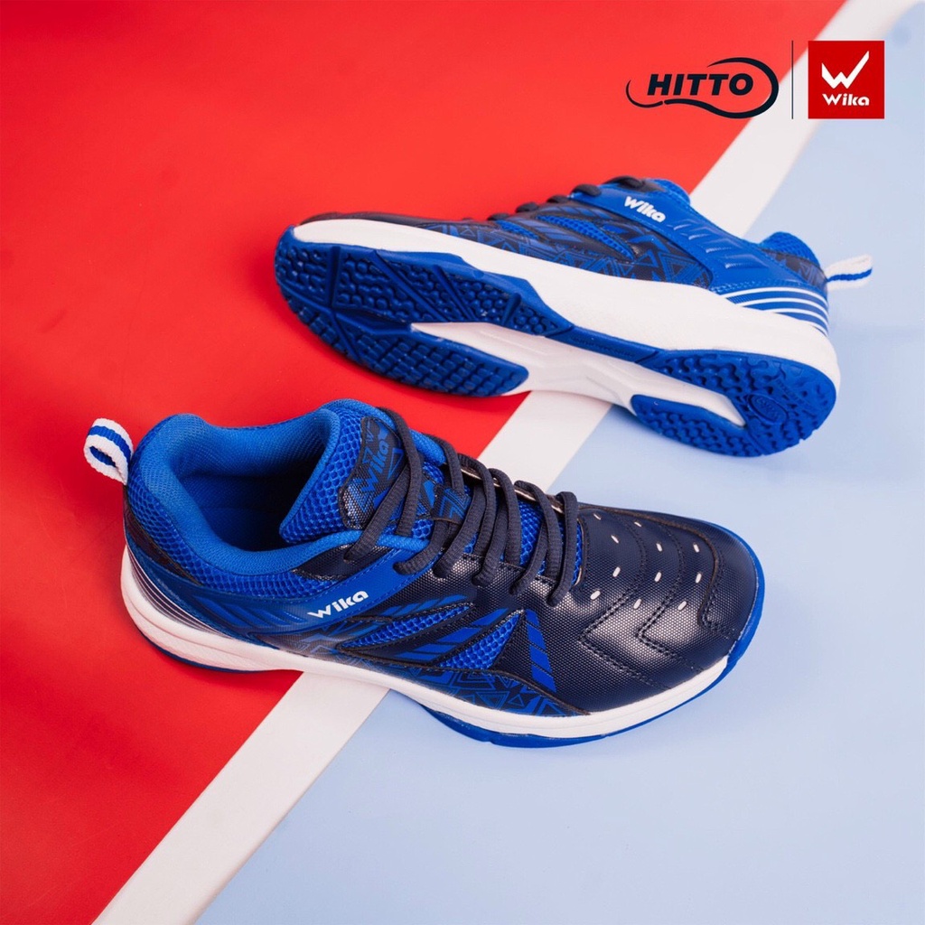Giày Cầu Lông Wika Hitto Chính Hãng - Bóng Chuyền, Bóng Bàn, giày giảm sốc tránh chấn thương