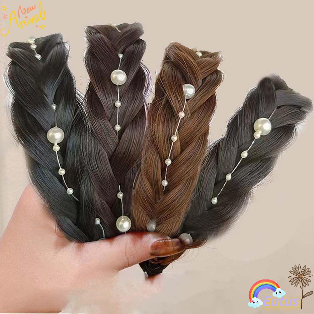 Cài Tóc Giả Thắt Bím Handmade Phong Cách Hàn Quốc Cho Nữ